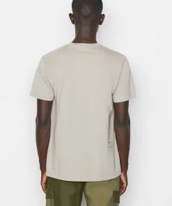 Frame-denim Frame Logo Tee -- Grey Green