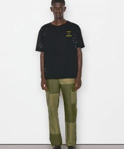 Frame-denim Men Logo Splash Paint Tee -- Noir