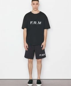Frame-denim American Football Jersey -- Noir