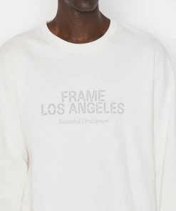Flash Sale ⌛ Frame-denim FRAME Logo Long Sleeve Tee -- Milk ⌛ 8 Frame-denim FRAME Logo Long Sleeve Tee -- Milk