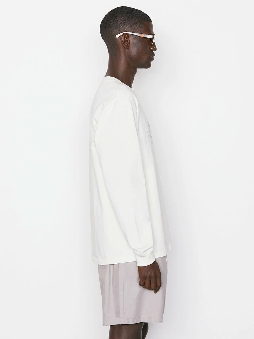 Flash Sale ⌛ Frame-denim FRAME Logo Long Sleeve Tee -- Milk ⌛ 3 Frame-denim FRAME Logo Long Sleeve Tee -- Milk