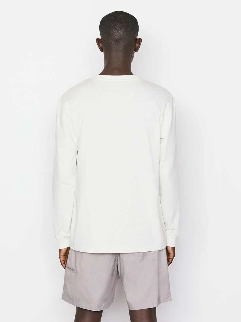 Flash Sale ⌛ Frame-denim FRAME Logo Long Sleeve Tee -- Milk ⌛ 5 Frame-denim FRAME Logo Long Sleeve Tee -- Milk