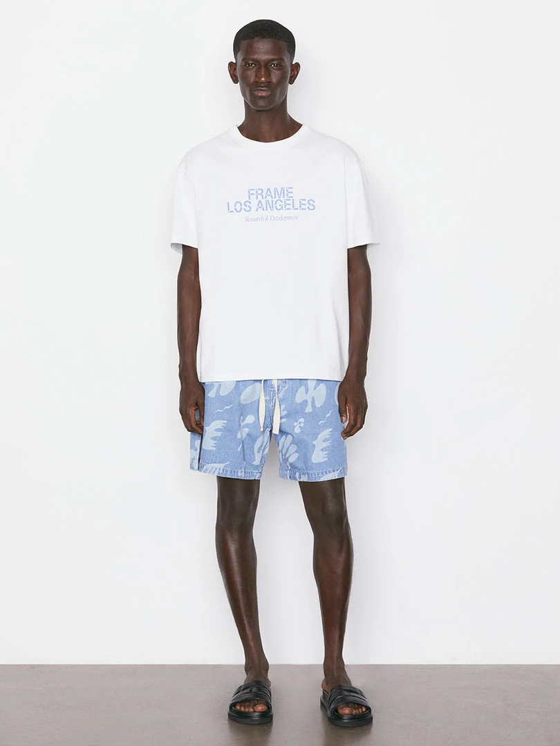 Discount π Frame-denim Men FRAME Logo Short Sleeve Tee -- Blanc π€© 2 Frame-denim Men FRAME Logo Short Sleeve Tee -- Blanc