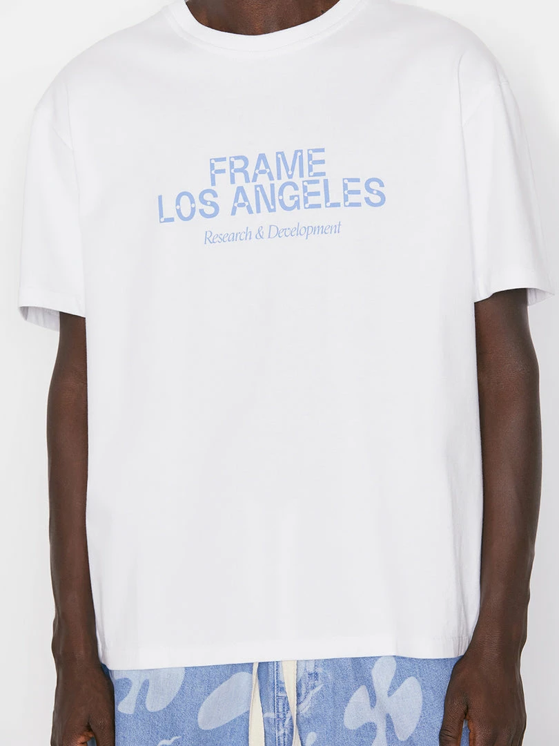 Discount π Frame-denim Men FRAME Logo Short Sleeve Tee -- Blanc π€© 4 Frame-denim Men FRAME Logo Short Sleeve Tee -- Blanc