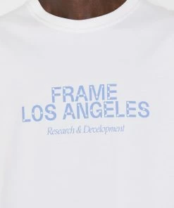 Discount π Frame-denim Men FRAME Logo Short Sleeve Tee -- Blanc π€© 10 Frame-denim Men FRAME Logo Short Sleeve Tee -- Blanc