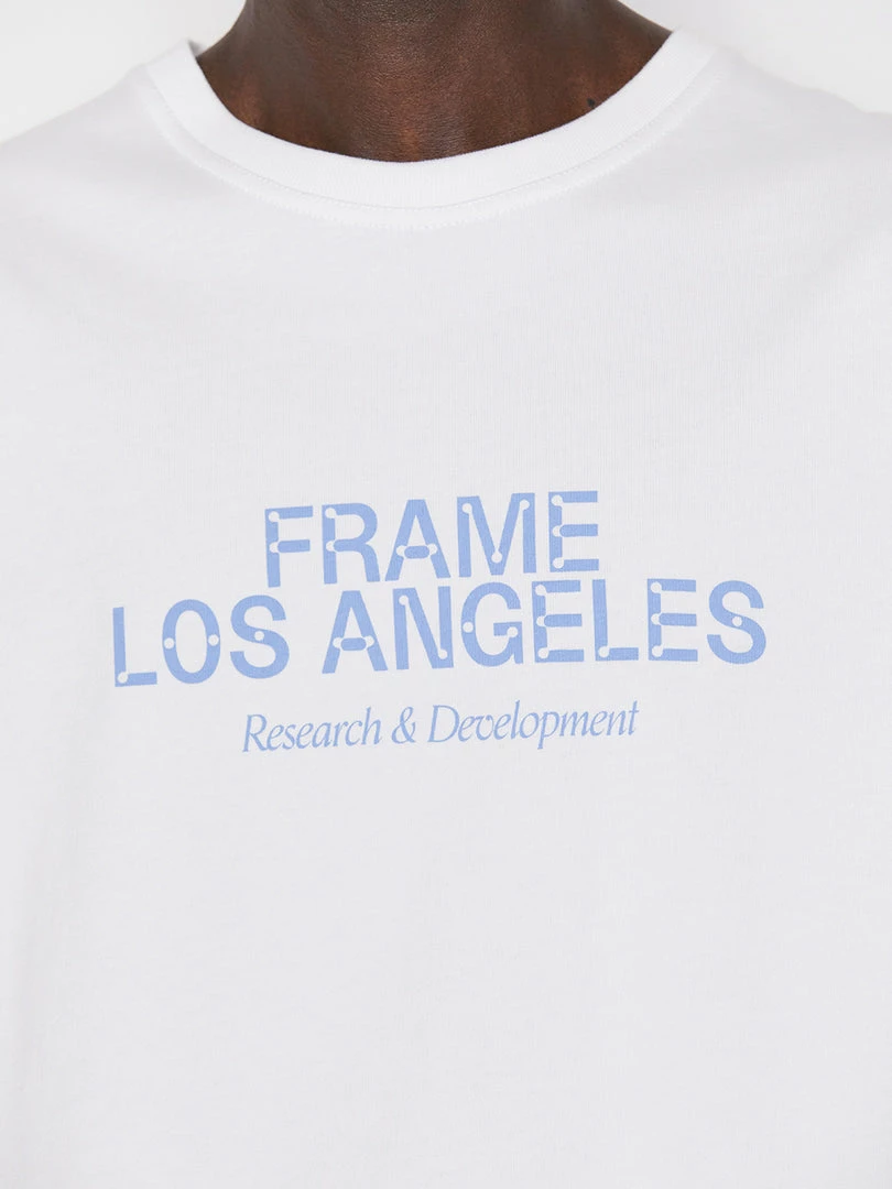 Discount π Frame-denim Men FRAME Logo Short Sleeve Tee -- Blanc π€© 5 Frame-denim Men FRAME Logo Short Sleeve Tee -- Blanc