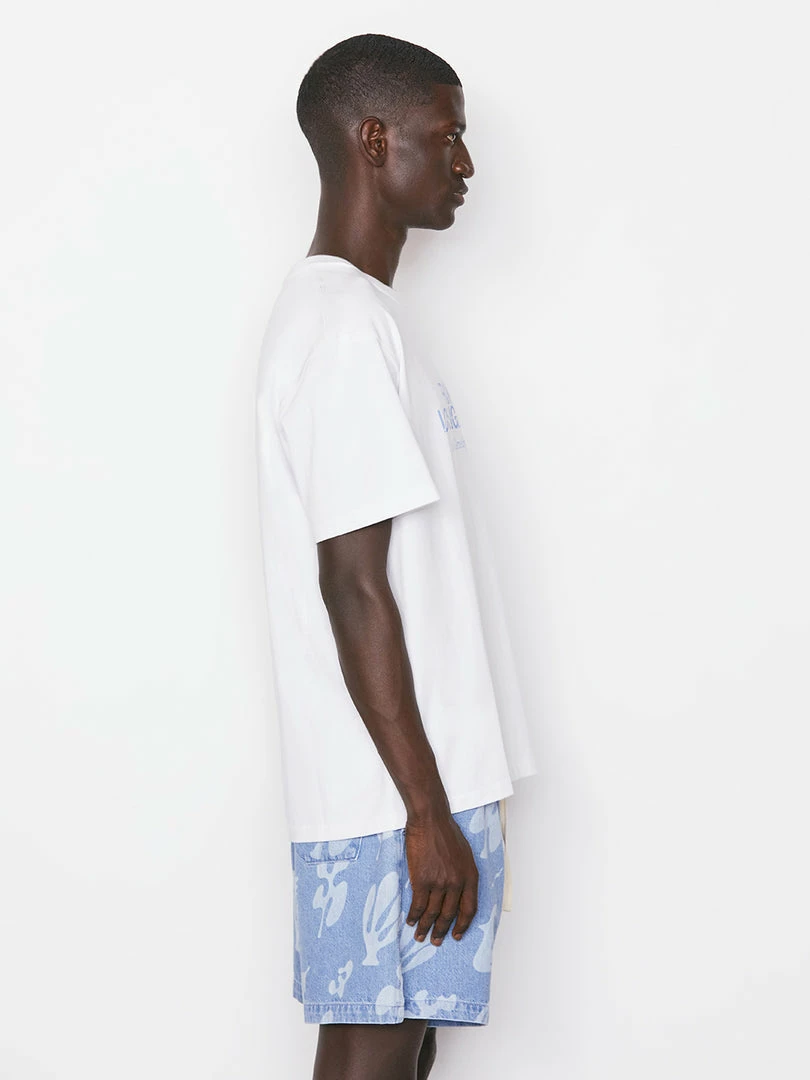 Discount π Frame-denim Men FRAME Logo Short Sleeve Tee -- Blanc π€© 3 Frame-denim Men FRAME Logo Short Sleeve Tee -- Blanc