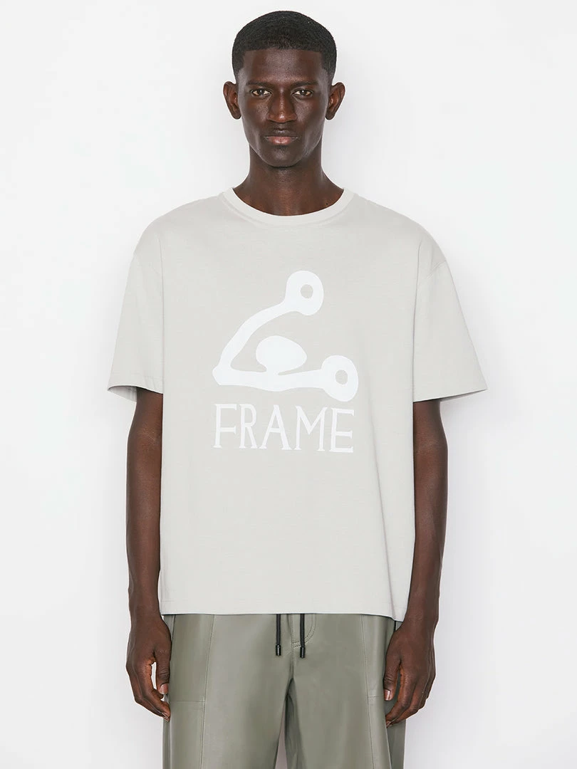 Best deal π Frame-denim Abstract Print Short Sleeve Tee -- Grey Green Men π― 1 Frame-denim Abstract Print Short Sleeve Tee -- Grey Green Men