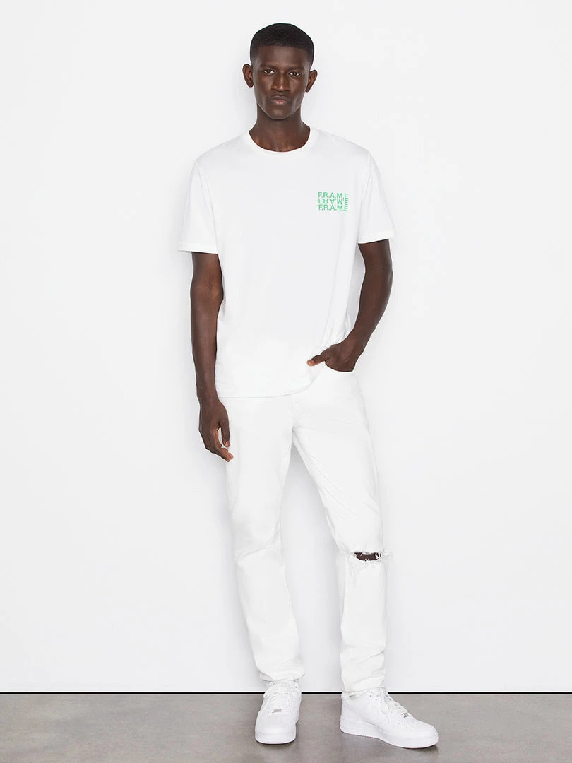 Best Pirce β€οΈ Frame-denim Frame Graphic T-Shirt -- Blanc Men π 2 Frame-denim Frame Graphic T-Shirt -- Blanc Men