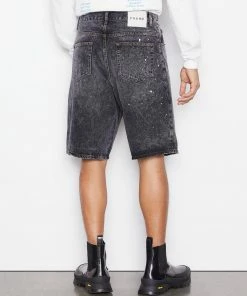 New π Frame-denim Men Baggy Fit Short -- Noir Paint π― 11 Frame-denim Men Baggy Fit Short -- Noir Paint