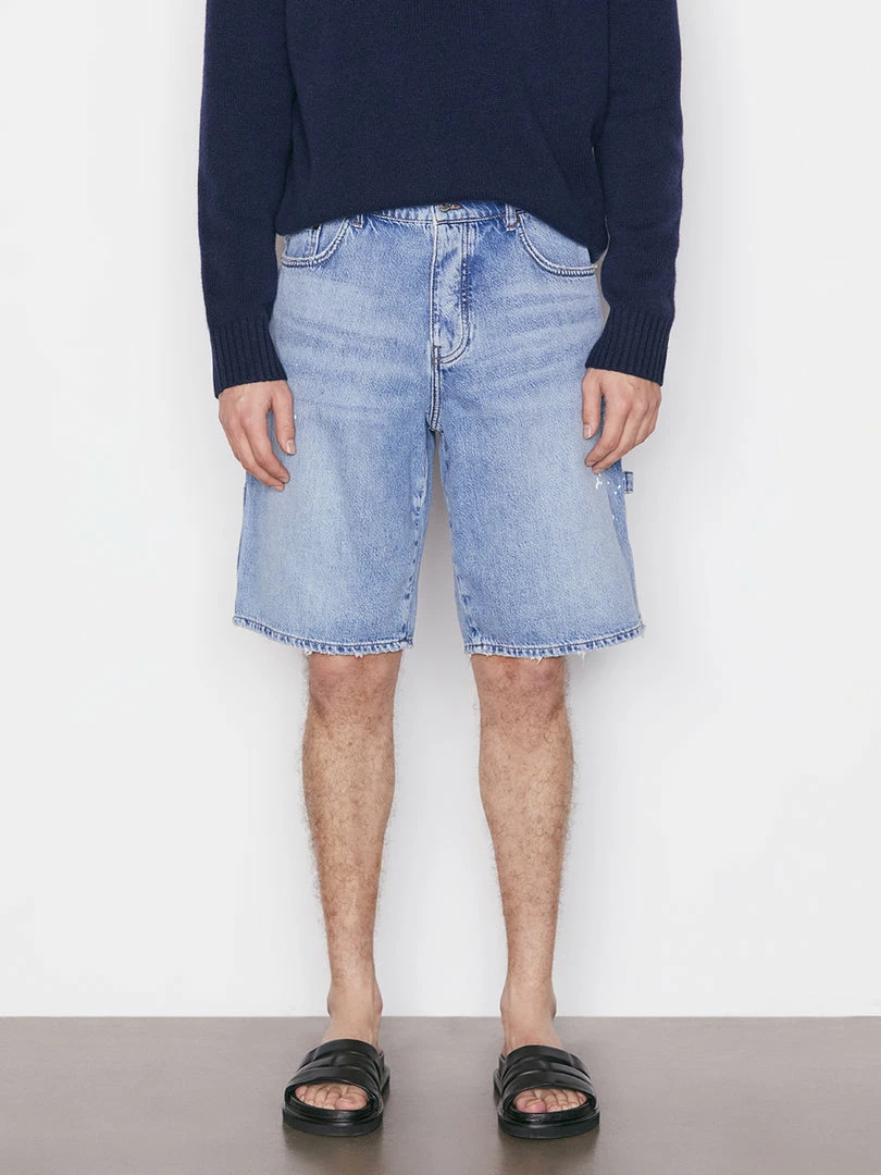 Hot Sale π Frame-denim Cargo Denim Short -- Blue Washed Men π€© 1 Frame-denim Cargo Denim Short -- Blue Washed Men