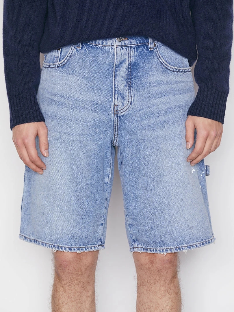 Hot Sale π Frame-denim Cargo Denim Short -- Blue Washed Men π€© 5 Frame-denim Cargo Denim Short -- Blue Washed Men