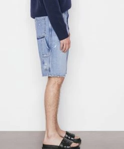 Hot Sale π Frame-denim Cargo Denim Short -- Blue Washed Men π€© 9 Frame-denim Cargo Denim Short -- Blue Washed Men