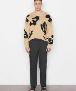 Frame-denim Poplin Trouser -- Noir