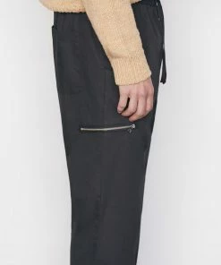 Frame-denim Poplin Trouser -- Noir