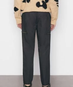 Frame-denim Poplin Trouser -- Noir