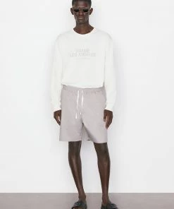 Frame-denim Men Poplin Short -- Light Grey