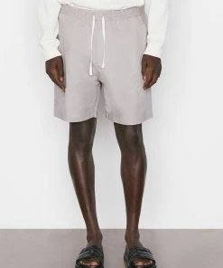 Frame-denim Men Poplin Short -- Light Grey