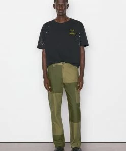 Frame-denim Tonal Patchwork Cargo Pant -- Rifle Green