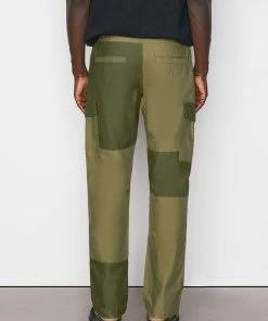 Frame-denim Tonal Patchwork Cargo Pant -- Rifle Green