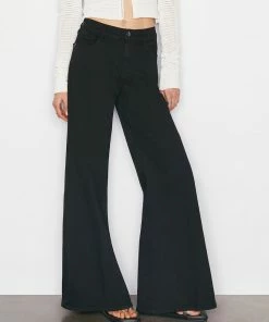 Frame-denim Women Le Palazzo Pant -- Film Noir