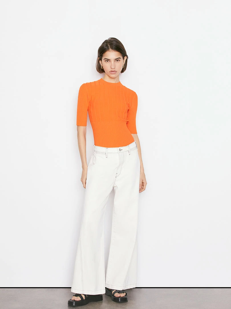 Top 10 𧨠Frame-denim π© Women Le Pixie Baggy Palazzo -- Chalked π 2 Frame-denim Women Le Pixie Baggy Palazzo -- Chalked