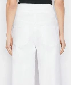Frame-denim Le Pixie Hardy Wide Leg -- Blanc Women