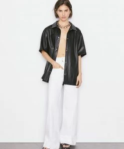 Frame-denim Le Pixie Hardy Wide Leg -- Blanc Women