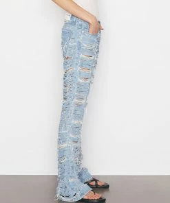 Frame-denim Atelier Low Rise Flare Shred -- Anya Shred Women