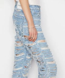 Frame-denim Atelier Low Rise Flare Shred -- Anya Shred Women