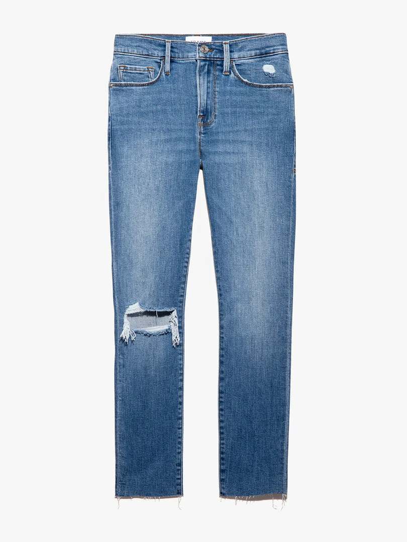Top 10 β Frame-denim Le Skinny De Jeanne Crop -- Sunfaded Rips π 1 Frame-denim Le Skinny De Jeanne Crop -- Sunfaded Rips