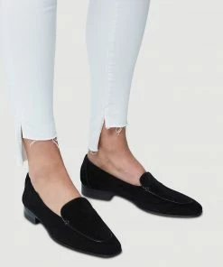 Frame-denim Women Le Skinny De Jeanne Raw Stagger -- Blanc