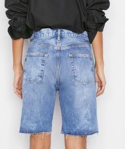Frame-denim Le Slouch Bermuda -- Riverrun Women