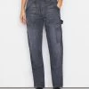 Frame-denim Le Slouch Utility -- Blackwater