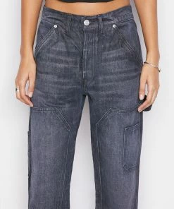 Frame-denim Le Slouch Utility -- Blackwater