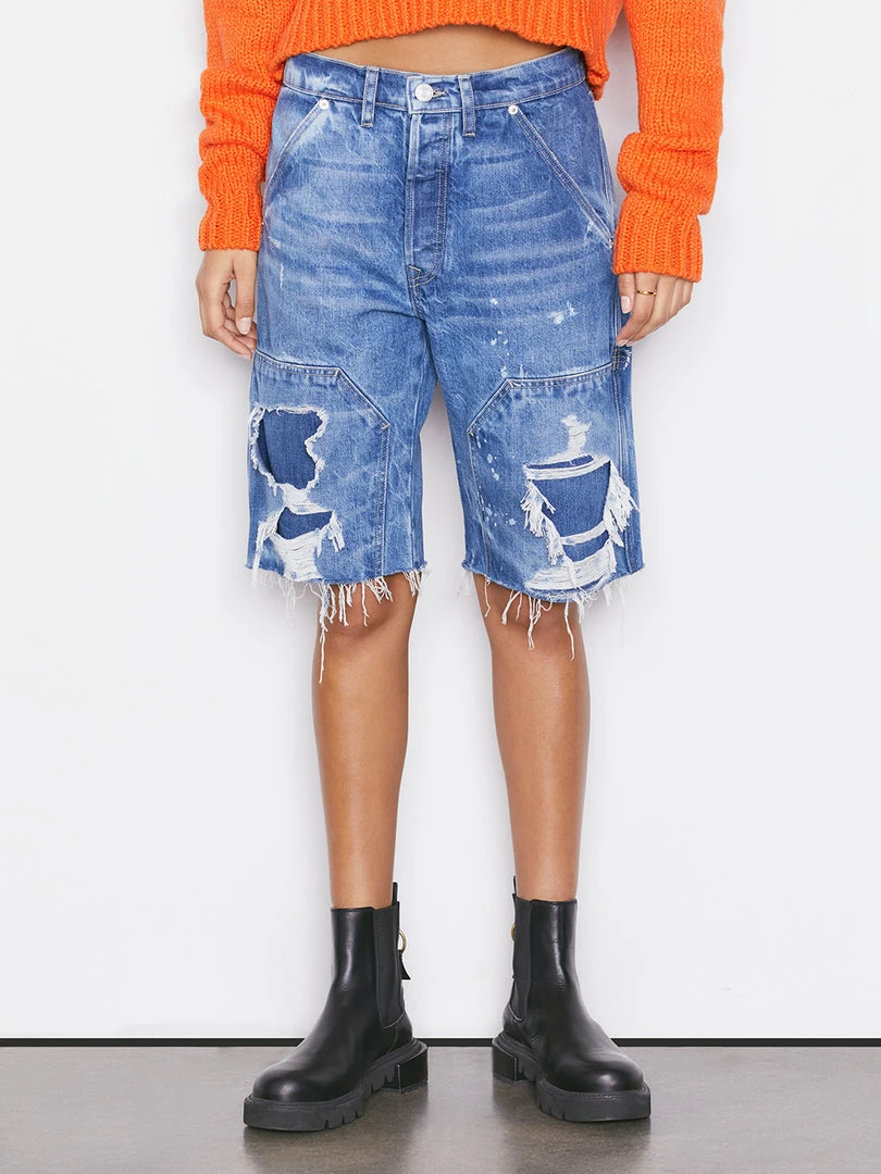 Brand new π Frame-denim Le Slouch Utility Bermuda -- Waterfalls π₯° 1 Frame-denim Le Slouch Utility Bermuda -- Waterfalls