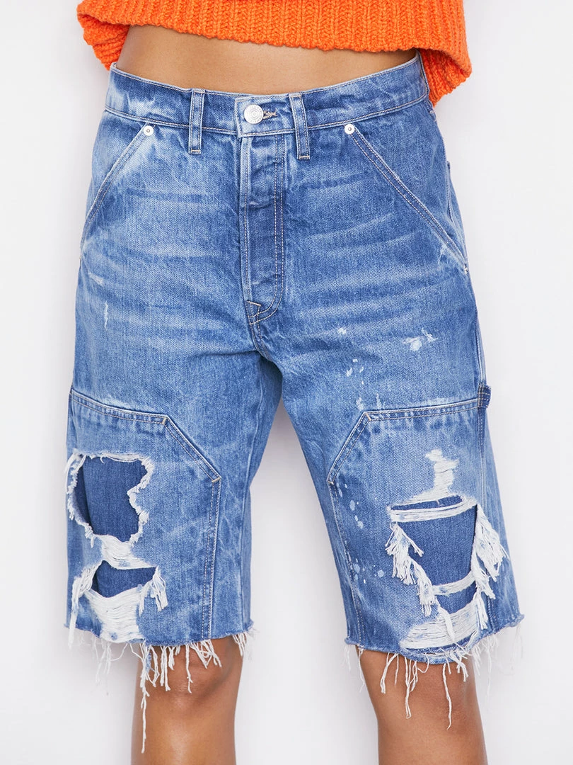 Brand new π Frame-denim Le Slouch Utility Bermuda -- Waterfalls π₯° 3 Frame-denim Le Slouch Utility Bermuda -- Waterfalls