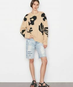 Cheap π Frame-denim π© Women Abstract Intarsia Sweater -- Hay Multi βοΈ 17 Frame-denim Women Abstract Intarsia Sweater -- Hay Multi