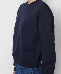 Flash Sale π₯ Frame-denim π© Women Oversized Crew -- Navy β 7 Frame-denim Women Oversized Crew -- Navy