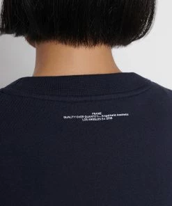 Flash Sale π₯ Frame-denim π© Women Oversized Crew -- Navy β 9 Frame-denim Women Oversized Crew -- Navy