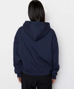 Frame-denim Ilona Oversized Hoodie -- Navy Women