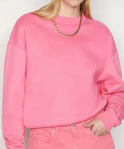 Outlet β€οΈ Frame-denim Oversized Crew -- Hot Pink π© Women β 8 Frame-denim Oversized Crew -- Hot Pink Women