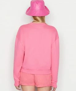 Outlet β€οΈ Frame-denim Oversized Crew -- Hot Pink π© Women β 11 Frame-denim Oversized Crew -- Hot Pink Women