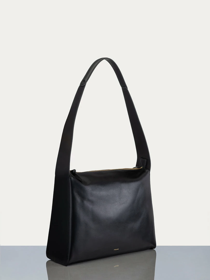 New π₯° Frame-denim π© Women Ilona Two Textured Shoulder Bag -- Noir π€© 4 Frame-denim Women Ilona Two Textured Shoulder Bag -- Noir