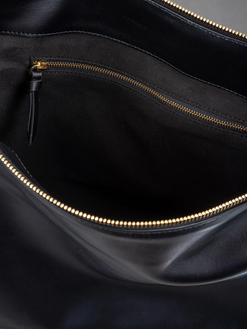 New π₯° Frame-denim π© Women Ilona Two Textured Shoulder Bag -- Noir π€© 5 Frame-denim Women Ilona Two Textured Shoulder Bag -- Noir