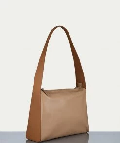 Frame-denim Ilona Two Textured Shoulder Bag -- Tan