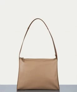 Frame-denim Ilona Two Textured Shoulder Bag -- Tan