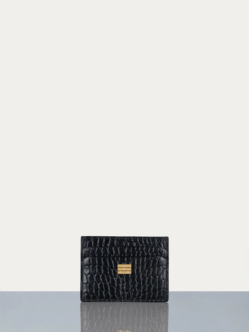 Budget π Frame-denim Card Holder -- Noir Croco π© Women β¨ 1 Frame-denim Card Holder -- Noir Croco Women