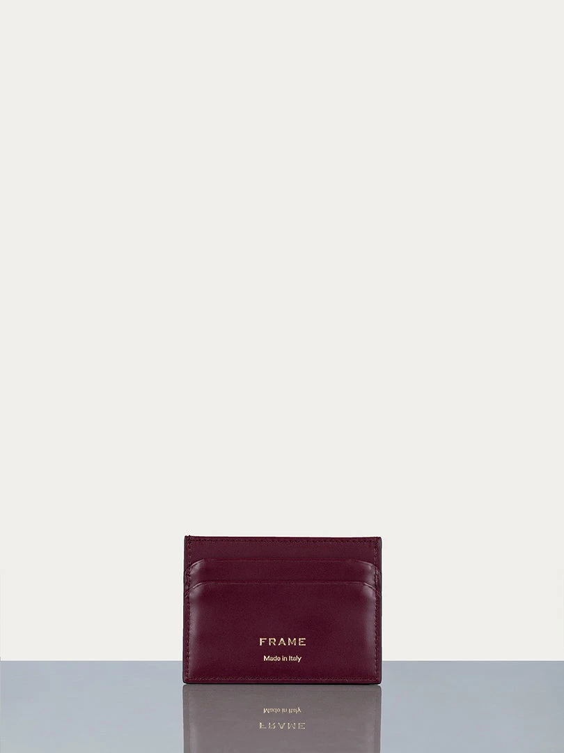 Outlet π Frame-denim Card Holder -- Oxblood π© Women β 2 Frame-denim Card Holder -- Oxblood Women