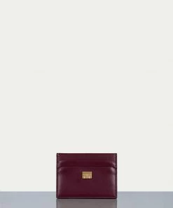 Frame-denim Card Holder -- Oxblood Women